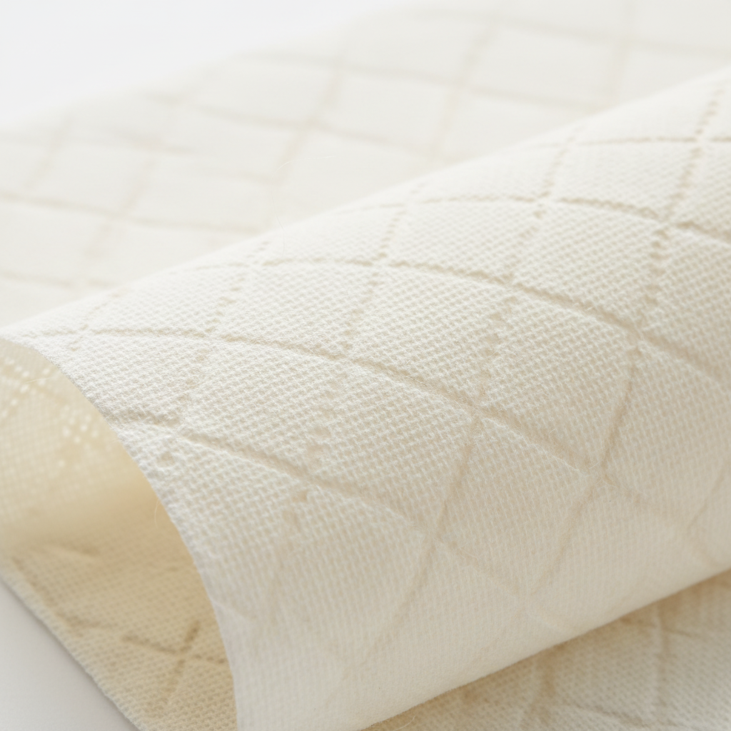 Close-up of bamboo paper towel texture